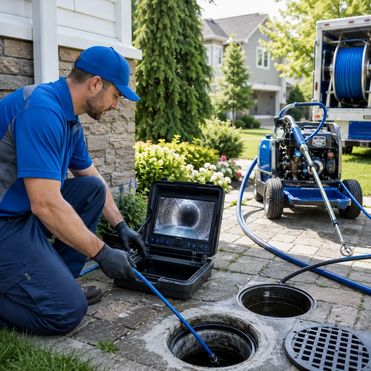 Outdoor drain cleaning professionals serving Millican, TX